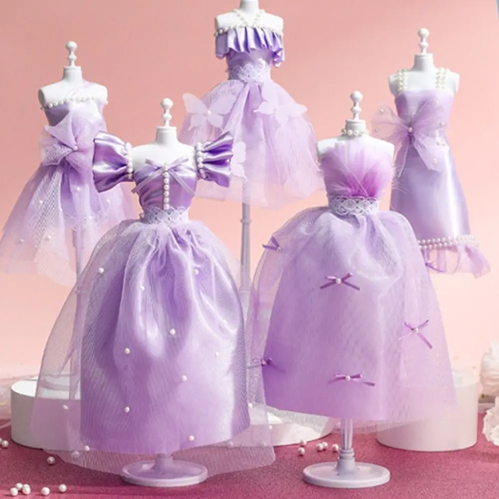 Skirt DIY Doll's Clothes Kit Handmade Fashion Design Princess Toy Outfit Kit Cute Wear Doll's Dress Material Clothing Design