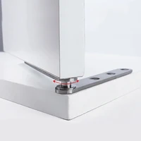 บานพับหมุน 4/8/10 ชิ้น ใช้สำหรับตู้เสื้อผ้า ประตูตู้ เพลาหมุน อุปกรณ์ฮาร์ดแวร์เฟอร์นิเจอร์ 5