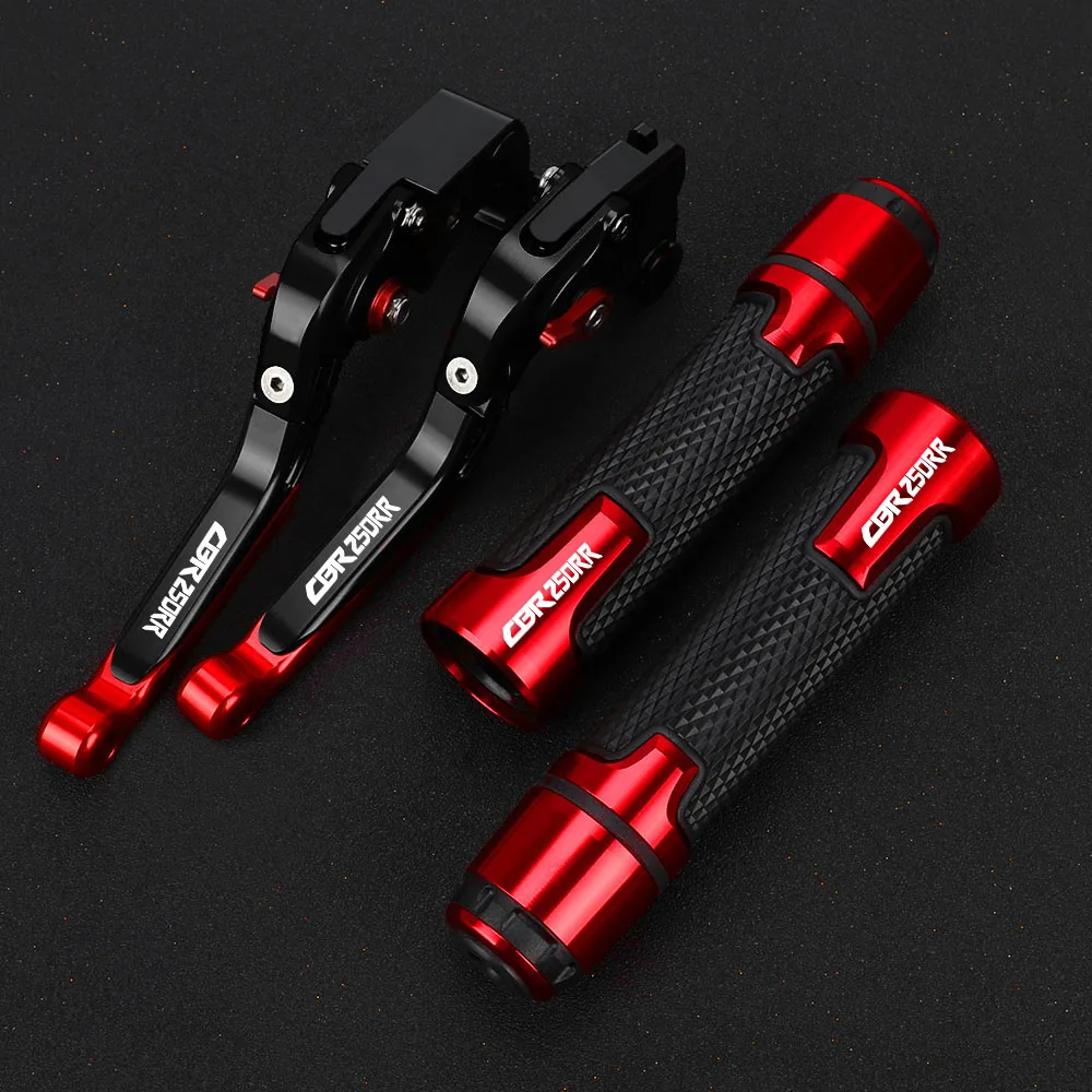 

Motorcycle Accessory Adjustable Brake Clutch Levers & Handle Handlebar grips FOR HONDA CBR300R CBR 300R 2014 2015 2016 2017 2018
