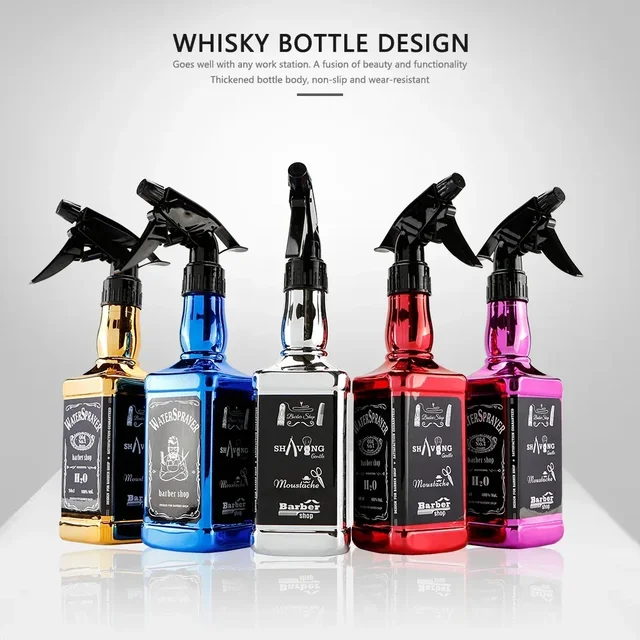 500ML Plating Hairdressing Spray Bottle Atomizer Container Barber Accessories Hair Tools Water Sprayer Hairdresser Spray Bottle