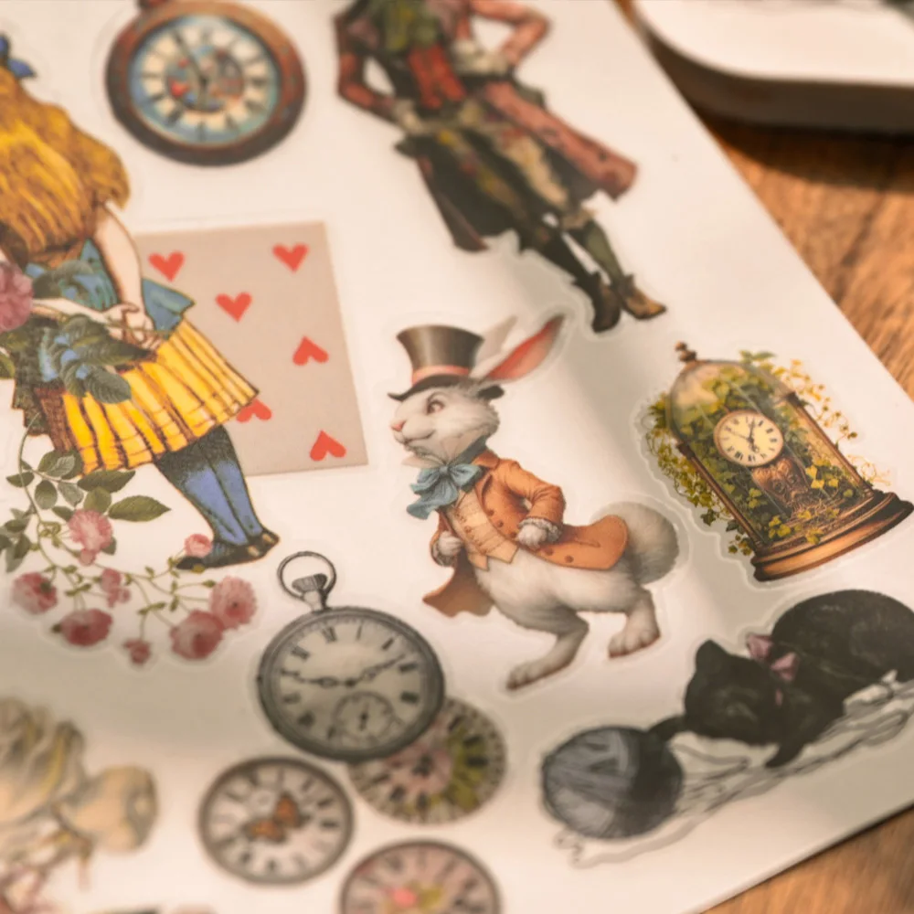 Cartoon Stickers KSCRAFT 3 sheets A5 Cartoon Rub On Sticker Scrapbooking Junk Journal Crafts Transfer Stickers DIY Photo Albums Decorative