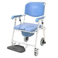 Chair shower comfortable modern use foldable commode for elderly 1