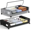 Under-bed Storage Case Moisture-resistant under Bed Organizer Dustproof Under-bed Storage Box with Wheels Zipper for Quilts 6