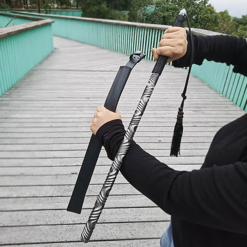 60cm 야외 무술 장비 고망간강 필리핀 숏스틱 차량 비상 창문 파괴 도구
