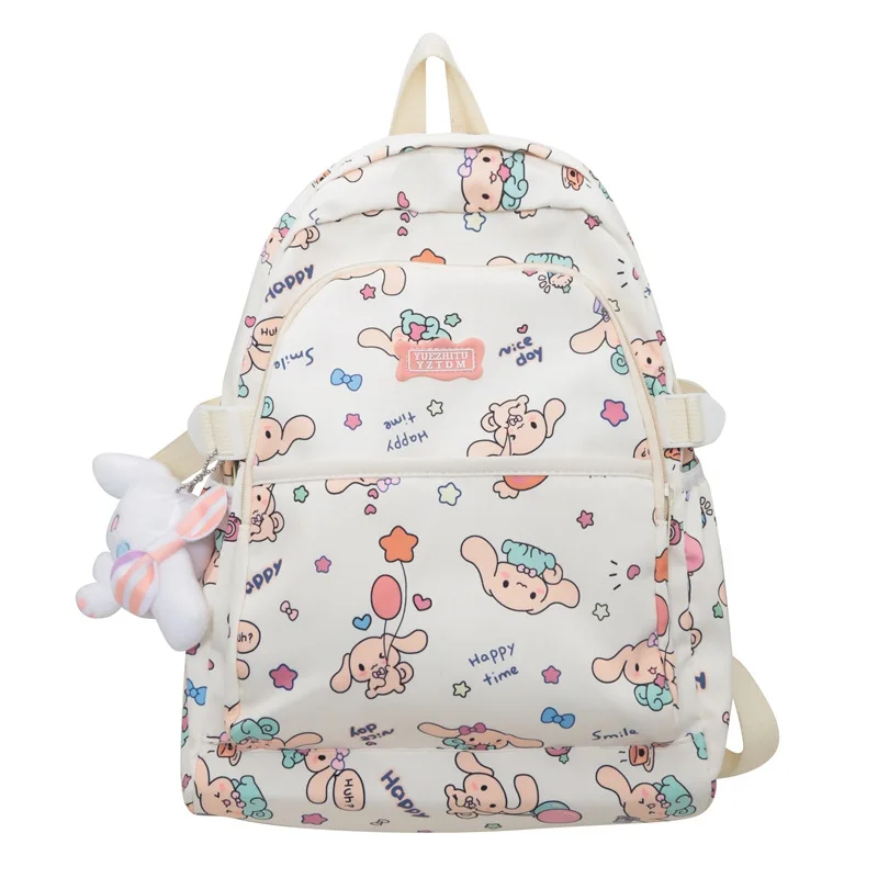 

Kawaii Cinnamoroll Bag Sanrio Cartoon Animation Small Fresh Schoolbag Cute Girl High Appearance Level Backpack Light Backpack