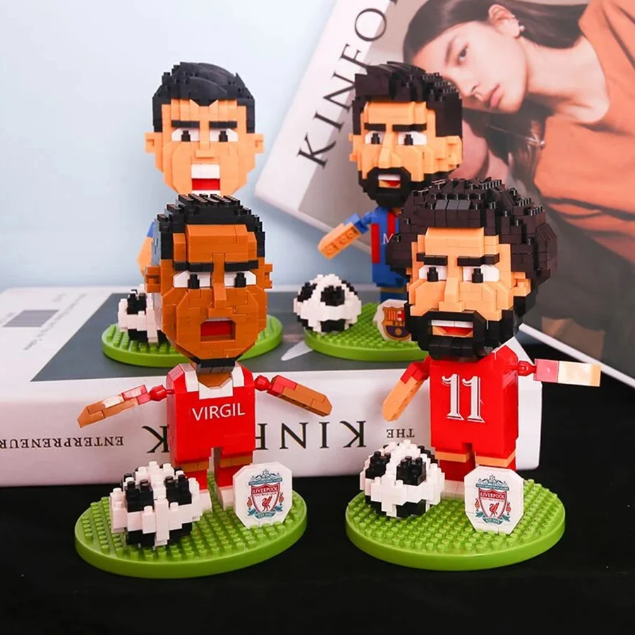 Figurines Micro blocs footballeurs miniatures