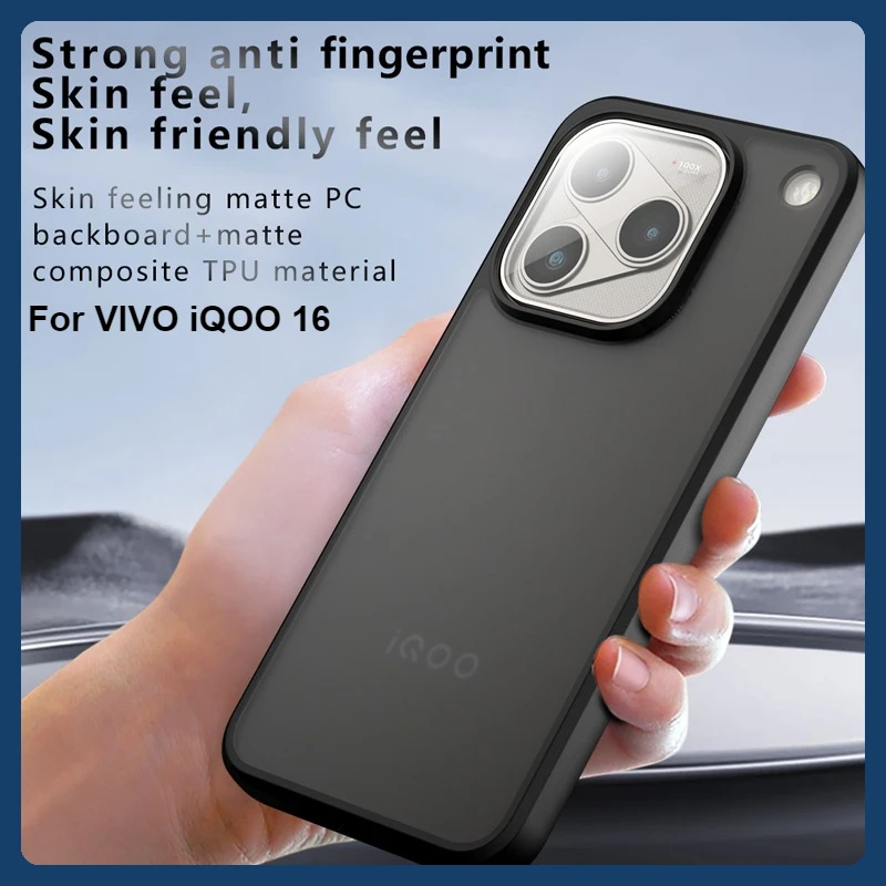 Enhanced Matte Hard PC+Soft TPU Shockproof Anti-fingerprint Non-slip Back Case Cover