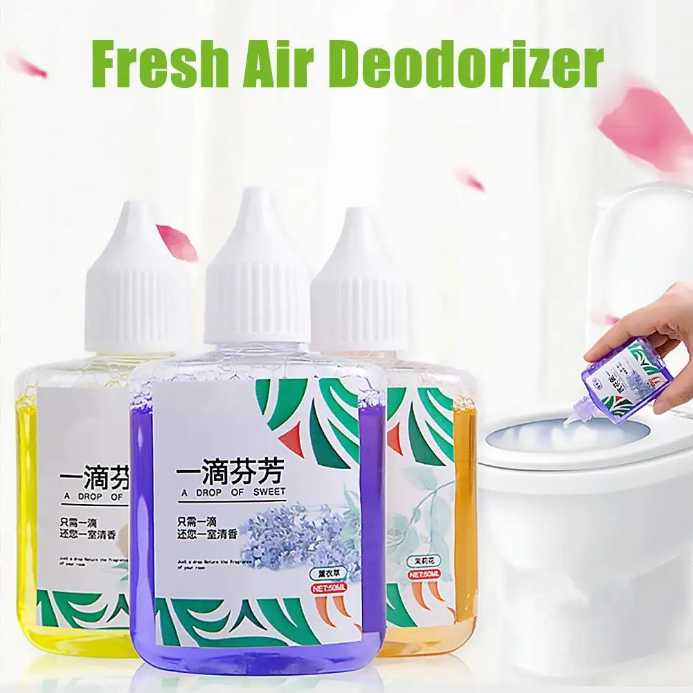 Deodorante per Bagno, una Goccia di Fragranza, Profumo di Cetriolo, Gelsomino, Uva Verde, Deodorante per Ambienti e Toilette a Lunga Durata - immagine 2