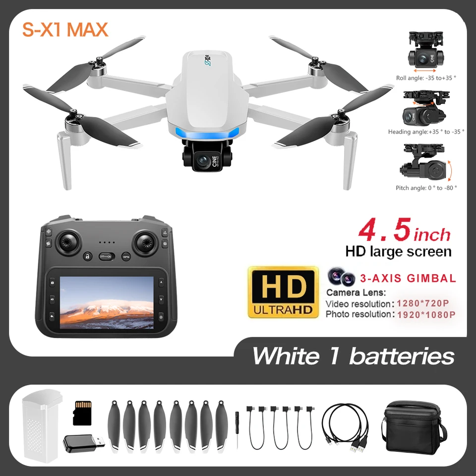 LUXWALLET RYZE X Dodge 5 Ghz WiFi GPS Drone LAOS Laser Obstakel Systeem Terugkeerfunctie 1080P Full Hd Camera