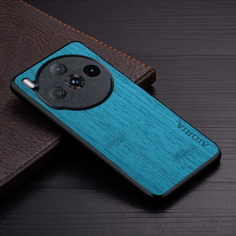 Luxury Bamboo Wood Pattern Leather Case - Elegant and Durable Protection