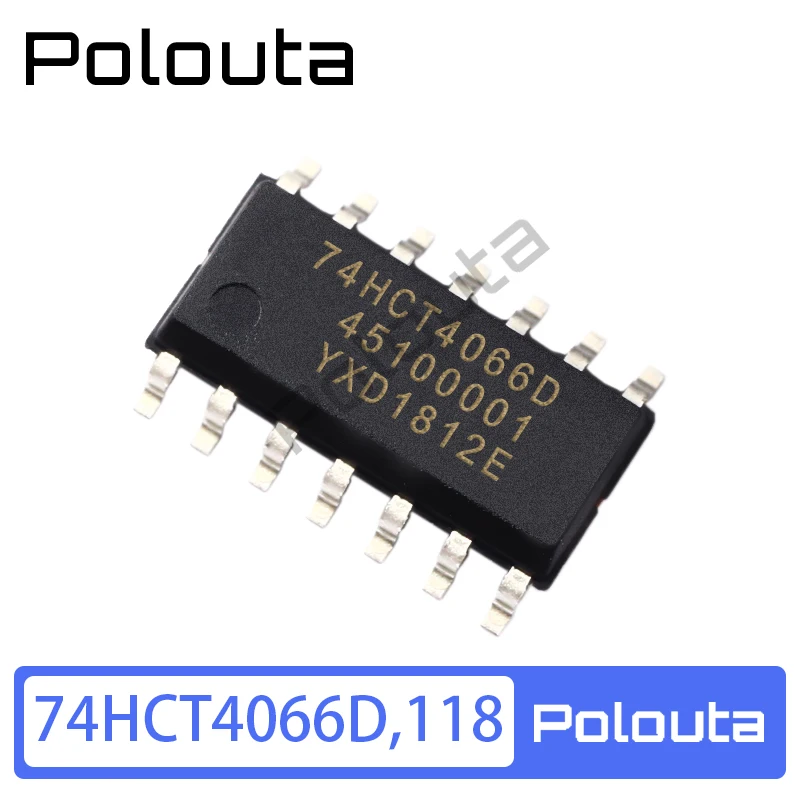2 Pezzi Patch 74Hct4066D 118 Soic-14 Chip Interruttore Analogico A Focale Singola A Quattro Vie Polouta