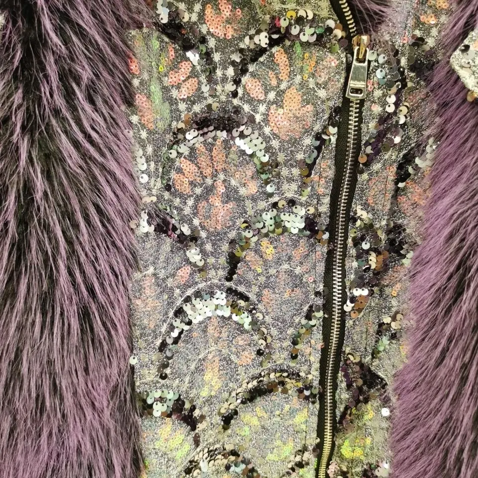 High-End Luxury Fur 2023 New Winter Clothes Fashion Long Tuscan Lamb Wool Coat Motorcycle Streetwear Loose Warm Feminine Jacket