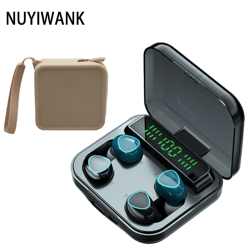 M22 TWS 무선 블루투스 이어폰, 커플 이어버드, 인이어 헤드폰, 하이파이 스테레오, 스포츠 방수 헤드셋, 모든 스마트폰용 