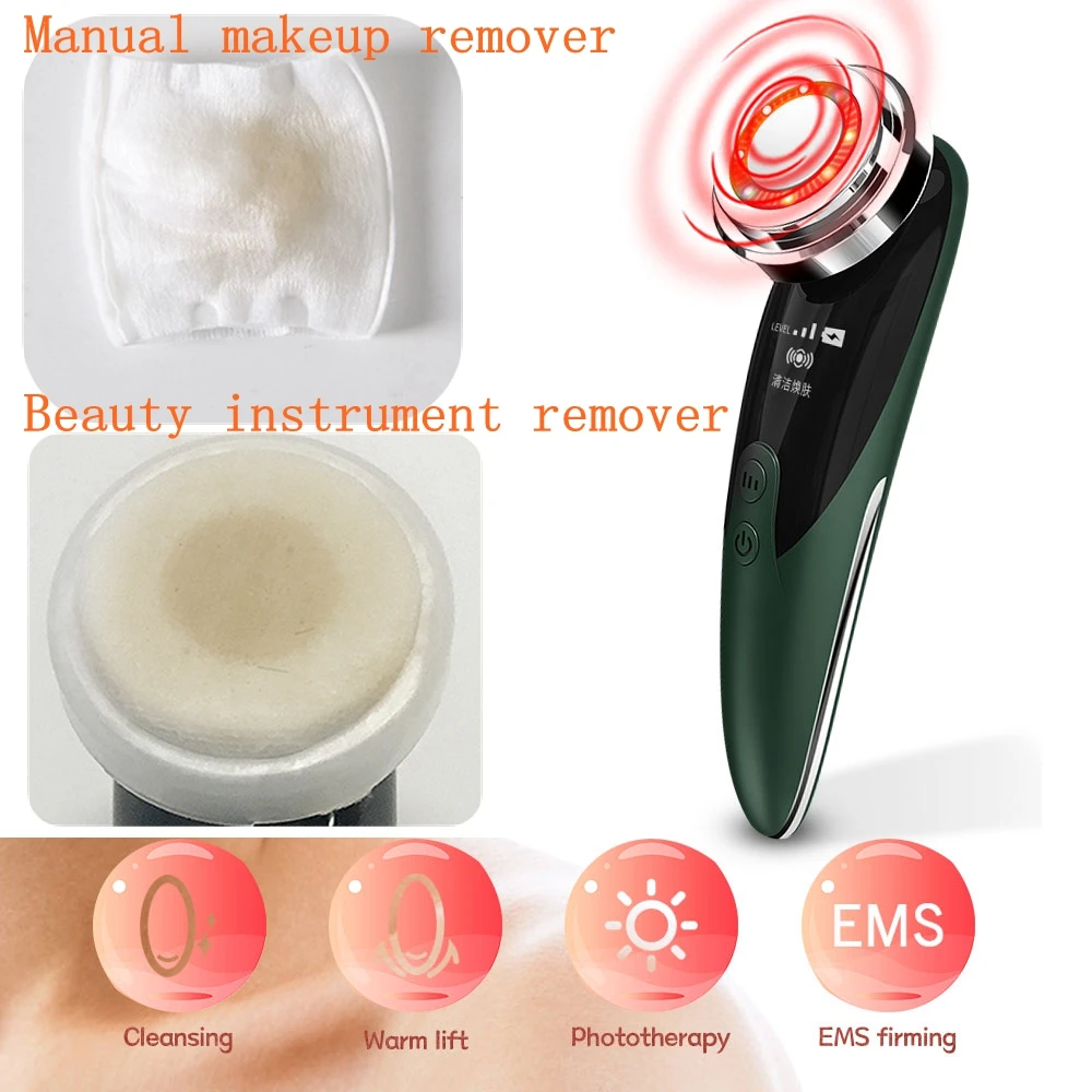Face Massager Skin Rejuvenation Radio Mesotherapy LED Facial Lifting Beauty Vibration Wrinkle Removal Anti Aging Radio Frequency 5