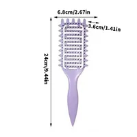Peigne de Massage pour cheveux, brosse à cheveux en Nylon, brosse à cheveux bouclée démêlante pour Salon de coiffure, outils 1 pièce 2