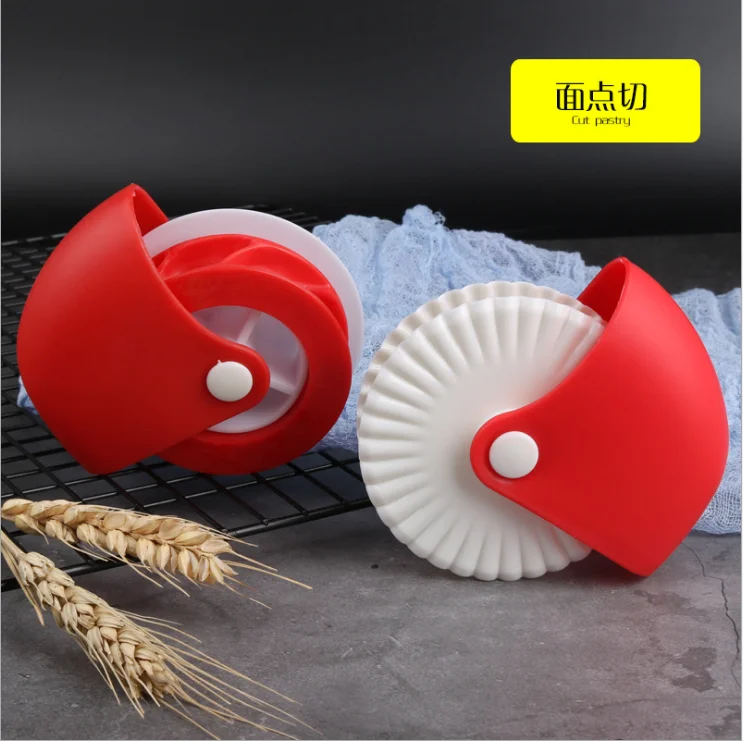 New Noodle Maker Lattice Roller Docker Dough Cutter Tool Kitchen Helper DIY Dough Cutting Tools