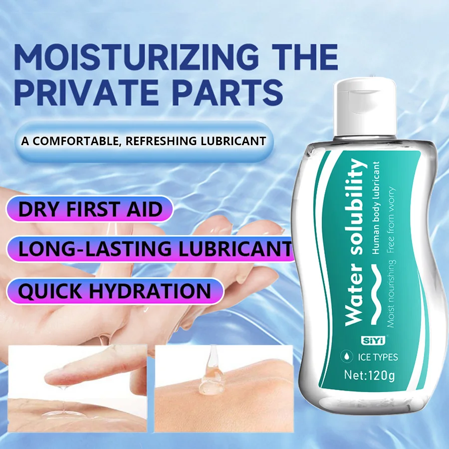 Water Based Sex Lubricant 120ml Pure Natural Adult Sexual Lube For Women Men Anal Vagina Lubricants Love Kiss Oil Gay Sexy Toys