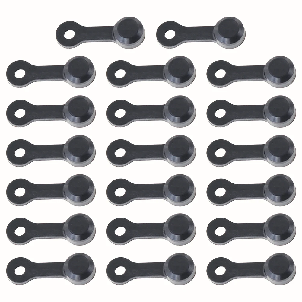 20pcs Bike Brake Bleed Nipple Cap Rubber Cap for Hydraulic Bleeder Screw For Shimano Compatible Protects Brake Caliper bicycle brake olives