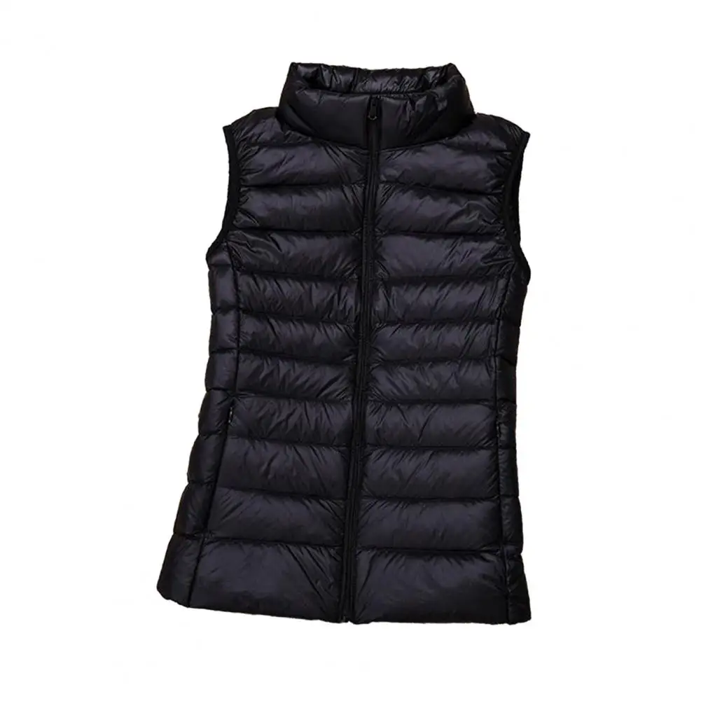 

Ladies 8XL 9XL Women Sleeveless Women's Ultra Light Down Vests Slim Jacket Girl Gilet Plus Lightweight Windproof Warm Waistcoat