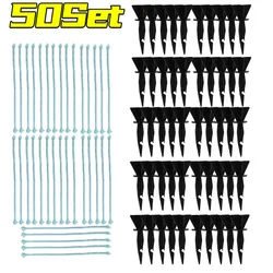 Automatic Adjustable Self - Watering Garden Irrigation Spikes - Indoor & Outdoor Drip Feeder Tool (5/50 Set) (50set)