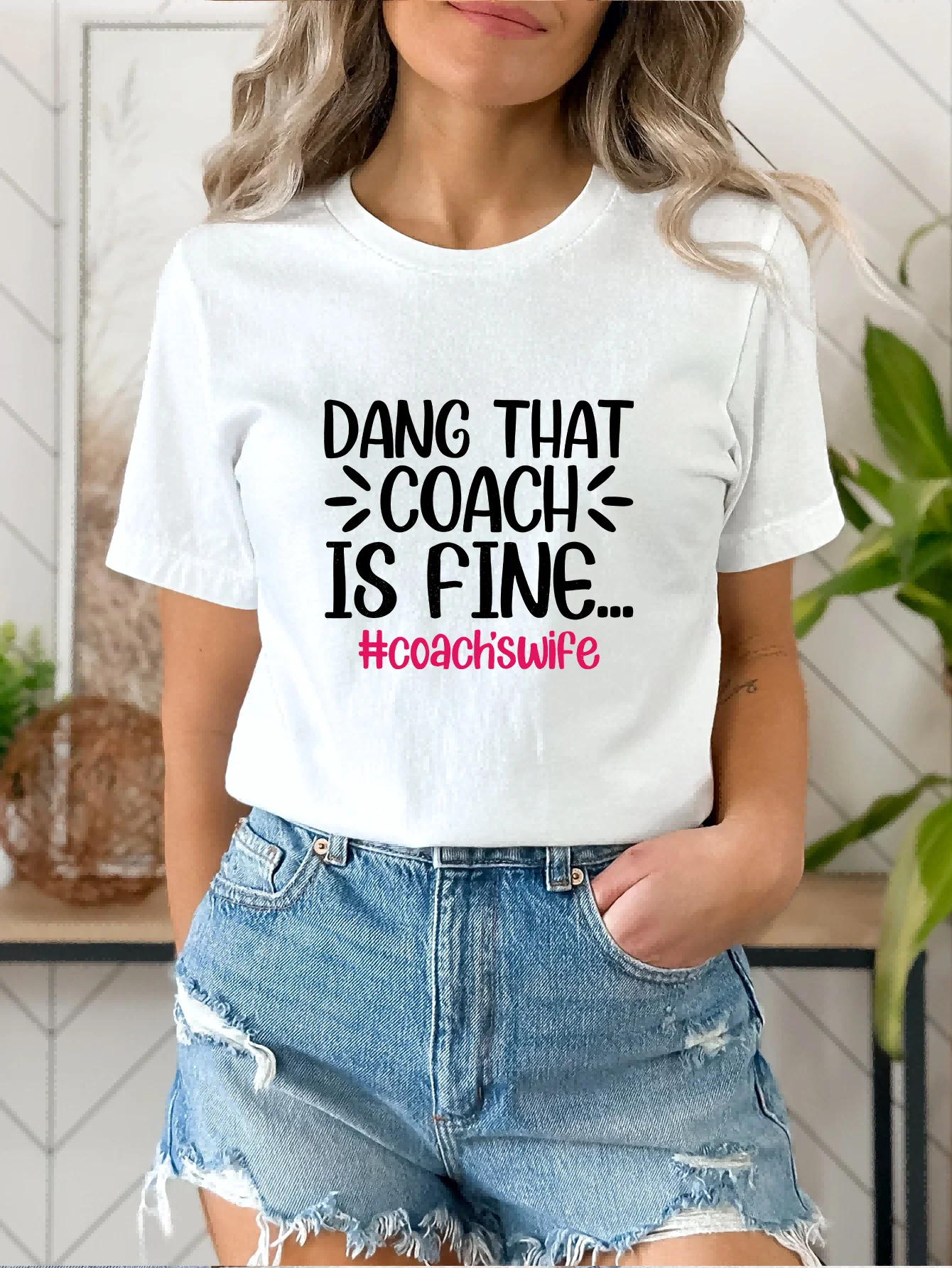 

Colorful Letter Print Crew Neck T-shirt, Casual Short Sleeve Top For Spring & Summer, Women's Clothing