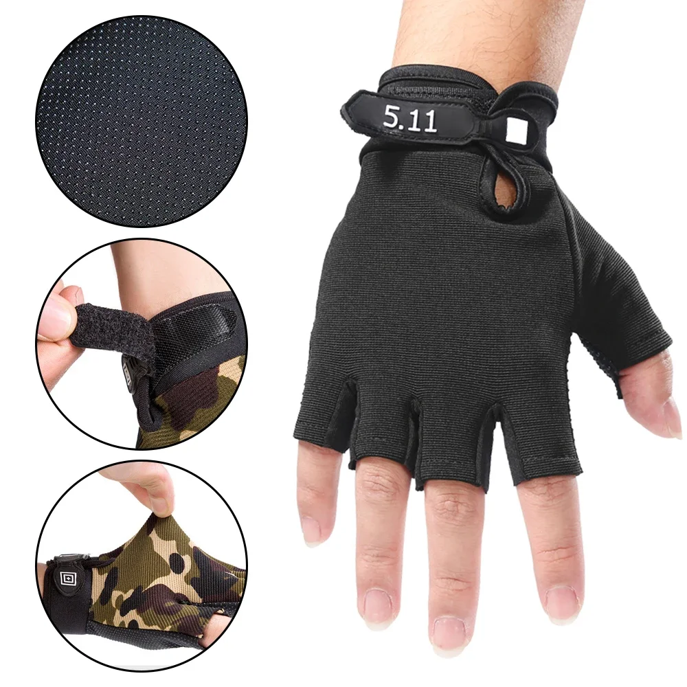 Guantes De Ciclismo Sin Dedos ROTTO Acolchados, Unisex Para Carretera Y  Montaña
