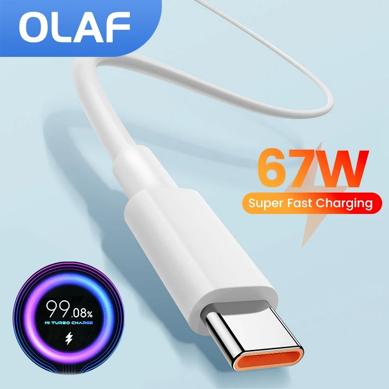Olaf 67W Fast Charging Usb C Cable
