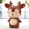 1PC Cartoon Deer Piggy Bank High Capacity Children Money Boxes Drop-resistant Piggy Banks Coin Bank Decoration Ornaments Gifts 5