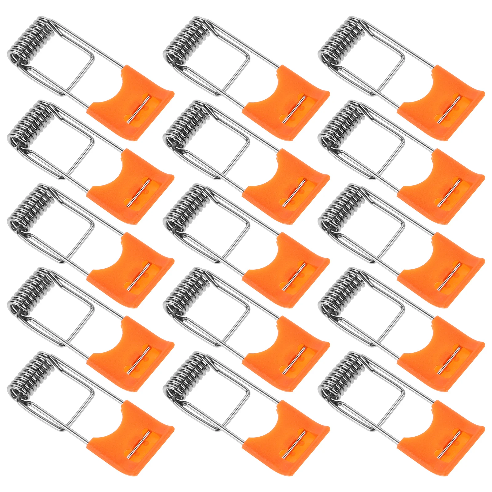 100pcs Spring for Recessed Lighting Orange Snap Downlight Panel Lamp Clamps Ceiling Light Light Securing Clips Accessories
