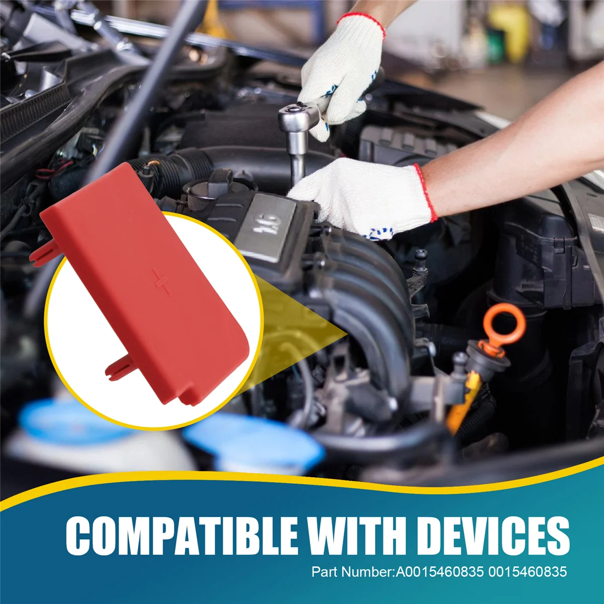 Fits For 2013-2018 Dodge Ram Under Hood Positive Battery Post Cover