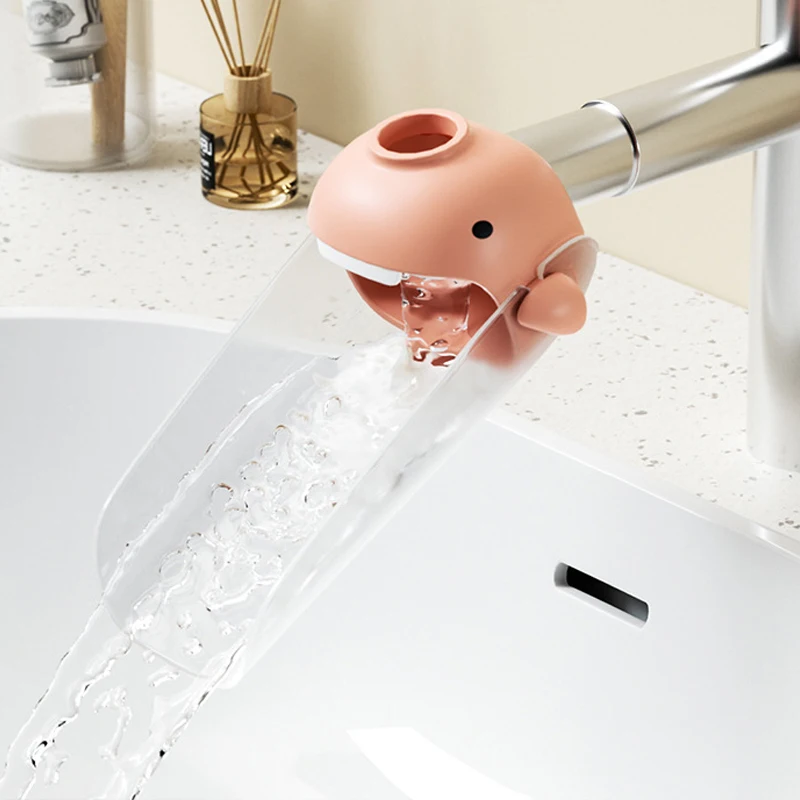 Qumiuu Estensione del rubinetto per bambini, estensione del rubinetto per bambini, istruzioni per il rubinetto Bee Faucet Extender, deviatore 'acqua, beccuccio per lavabo, utensile per il bagno
