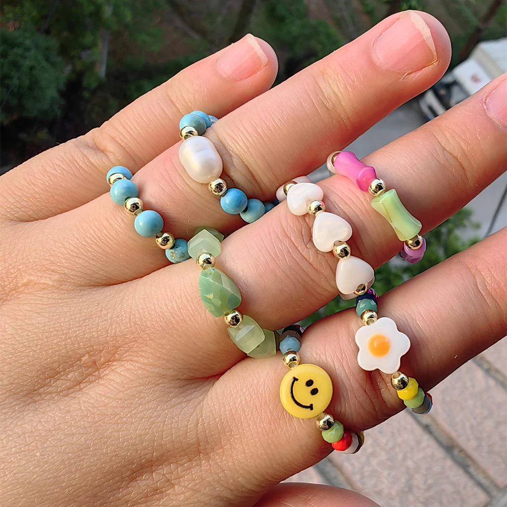 2025 Damenmode ZX handgefertigte natürliche Perlen und Perlenmädchen, Sommerfrauen böhmischer türkisfarbener Kristallschmuck, Großhandel, künstlich_voghion.com