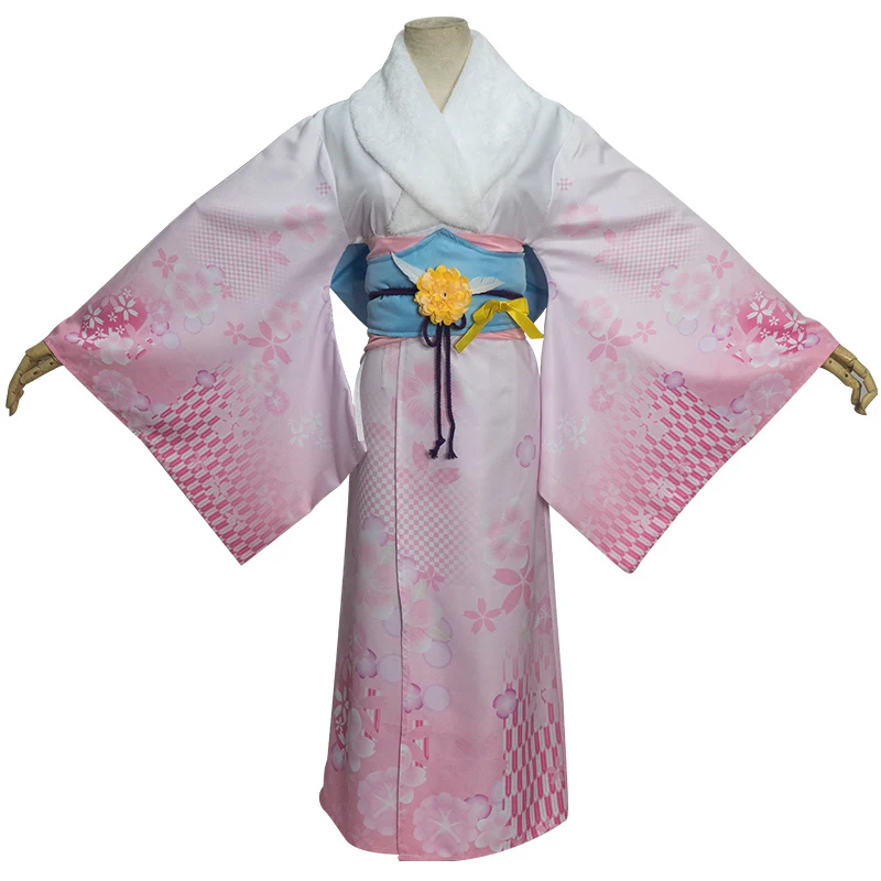 

Halloween Party Costume Men/Women game Azur Lane Cygnet Cute loli cherry blossom kimono Cosplay Costume Cos Cosplay