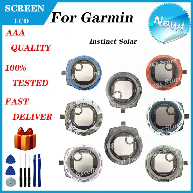 Per Garmin Instinct Solar Watch Schermo Lcd Instinct Solar Tactical Gps Smart Display Di Riparazione Di Ricambio