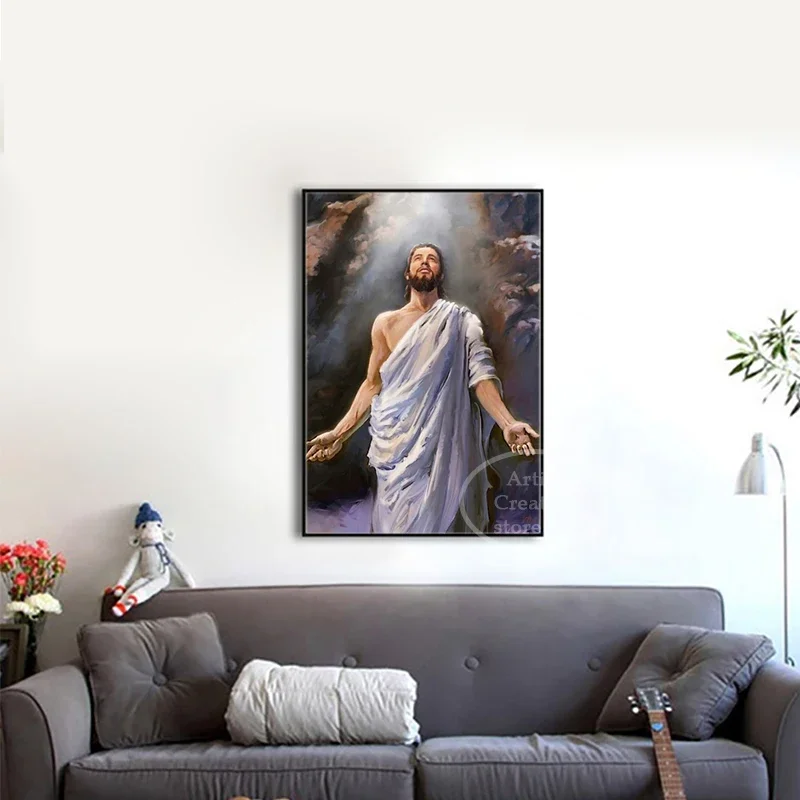 God Jesus Yahweh Canvas Hd Prints Paintings Classical Wall Art Christian Poster Pictures Living Room Modern Wall Art Home Decor