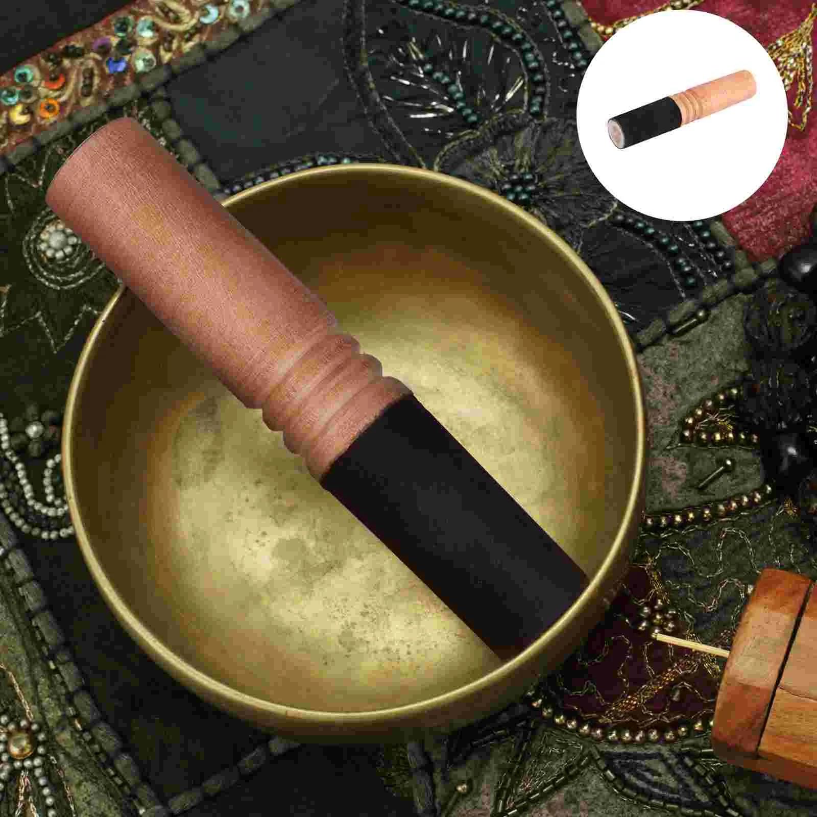 

Nepalese Handmade Singing Bowl Set with Wooden Mallet for Relaxation Chanting and Meditation
