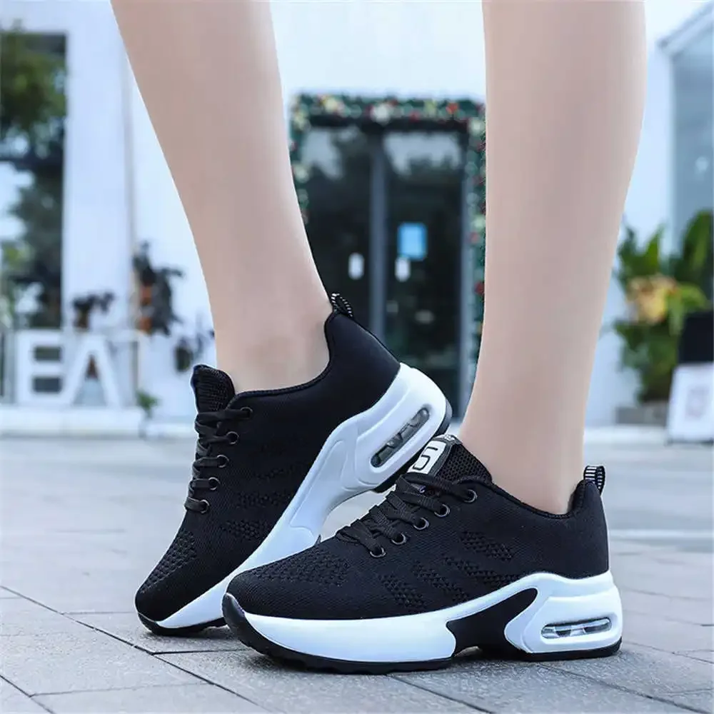 35-39 Sneakers Da Donna In Maglia Scarpe Vulcanizzate Nere Donna Estate 2023 Marca Piatta Donna Sport Prezzi Bassi Ordine Tenys Salute