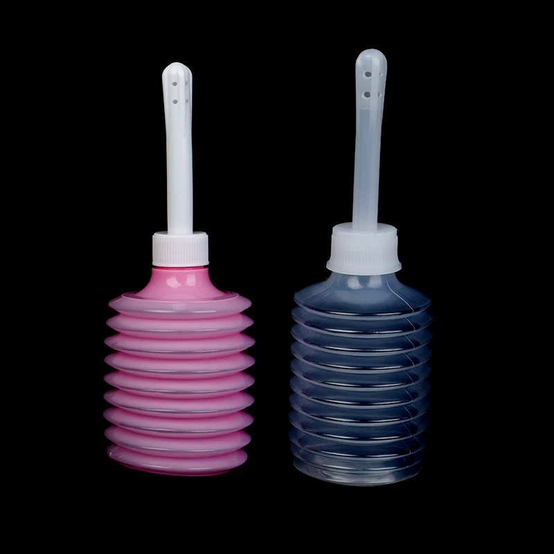 1Pcs 200ml Disposable Medical Vaginal Irrigator Retractable Vagina Anal Douche Feminine Hygiene Enema Cleaner PVC Rectal Syringe 4