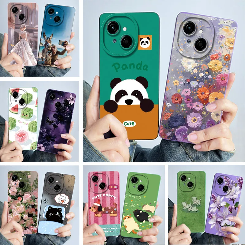 Cute Cats Soft Silicone Shockproof Phone Case Cover