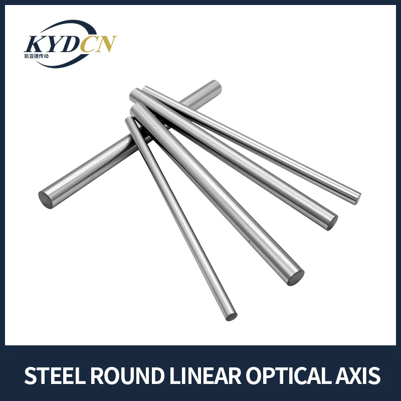 

2PCS/Set Linear chrome-plating Optical Axis OD 8mm Shaft Cylinder Linear Rail Smooth Round Rod Length 100-500mm For 3D Printer