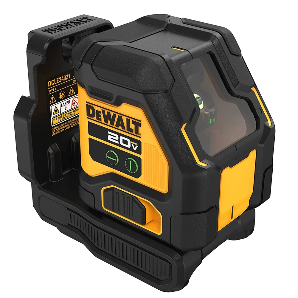 DeWalt-リチウム電池を備えたレーザーレベルCycle34021,緑色
