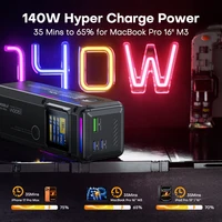 QOOVI – batterie externe portable 27000mAh PD 140W, charge rapide, capacité de batterie, pour iPhone, Macbook, ordinateur portable, Samsung, Xiaomi 2