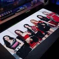 1pc Korean Girl Group B-BABYMONSTER  Mouse Mat Desk Mat With Pad Gaming Accessories Prime Gaming XXL Keyboard Pad Padding Mat 1