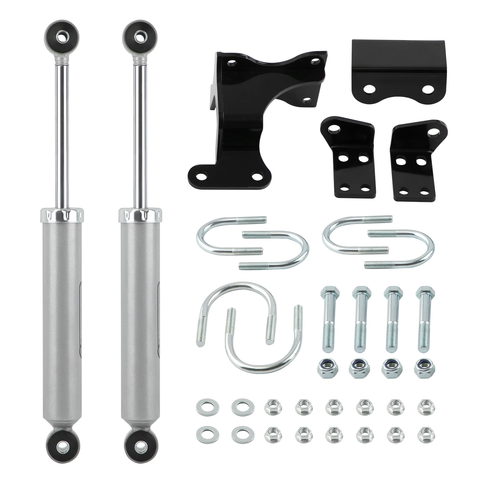 

Dual Steering Stabilizer Kit for Jeep Wrangler JK 2007-2018 Fit 2''-6'' Lift