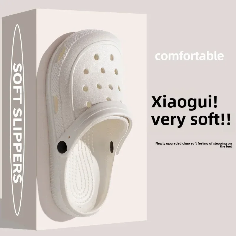 Clogs Women Sandals Summer Casual EVA Lightweight Outdoor Women Is Shoes Anti Slip Thick Sole Beach Slides Casual Garden Shoes 4
