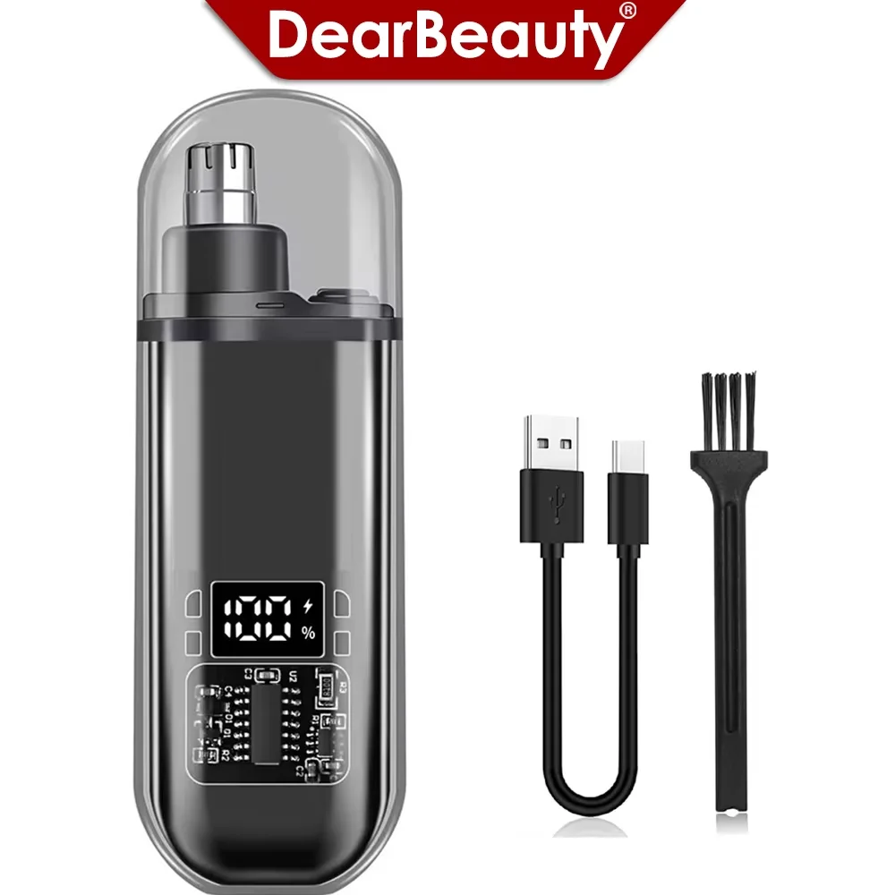 Rechargeable Electric Nose Hair Trimmer for Men and Women