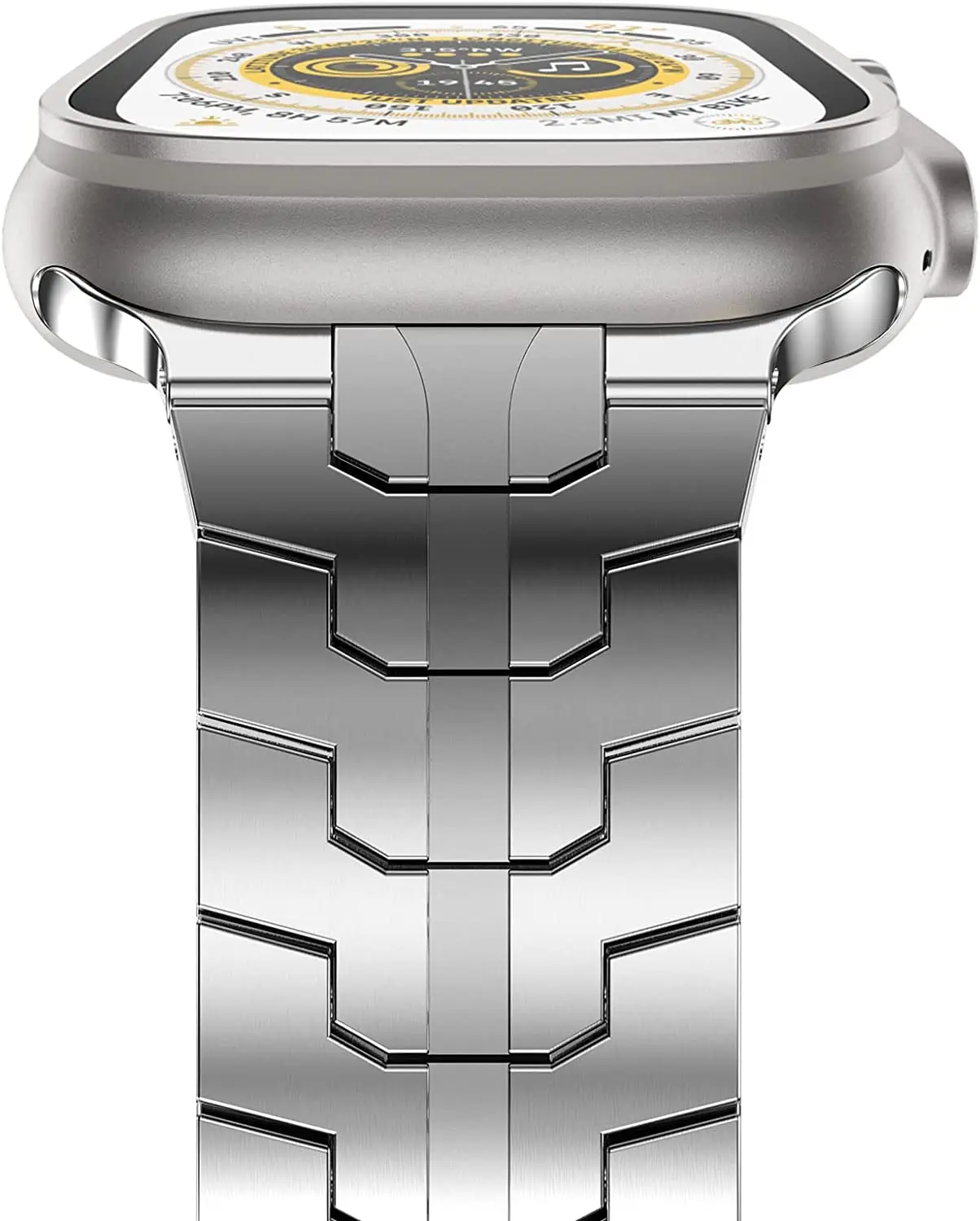 Premium Titanium Metal Strap for Apple Watch - Sleek and Durable Bracelet Replacement