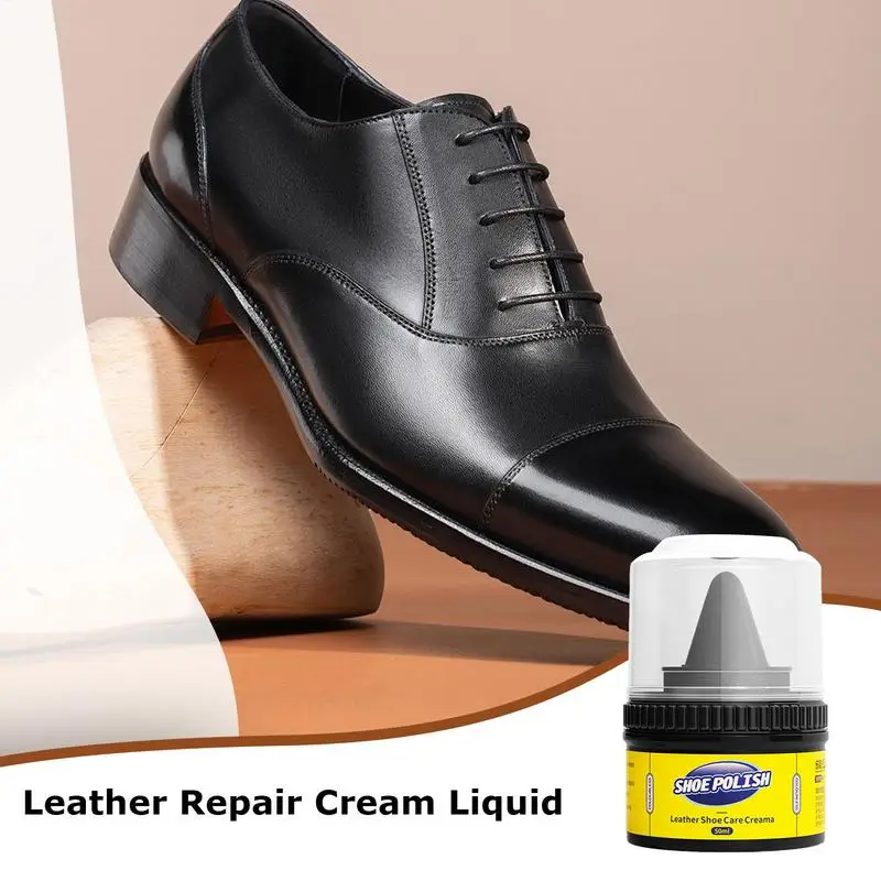Leather Shoe Cream 50ml Leather Care Cleaning Paste Maintenance Cream Car Conditioner Interior Cleaner For Shoes