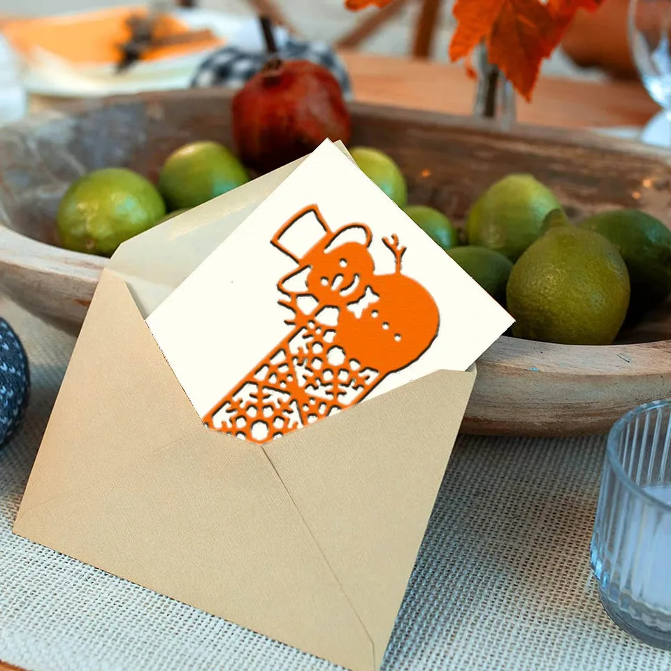 Weihnachts Stanzformen Set - Schneemann & Santa Motive Für DIY Bastelprojekte