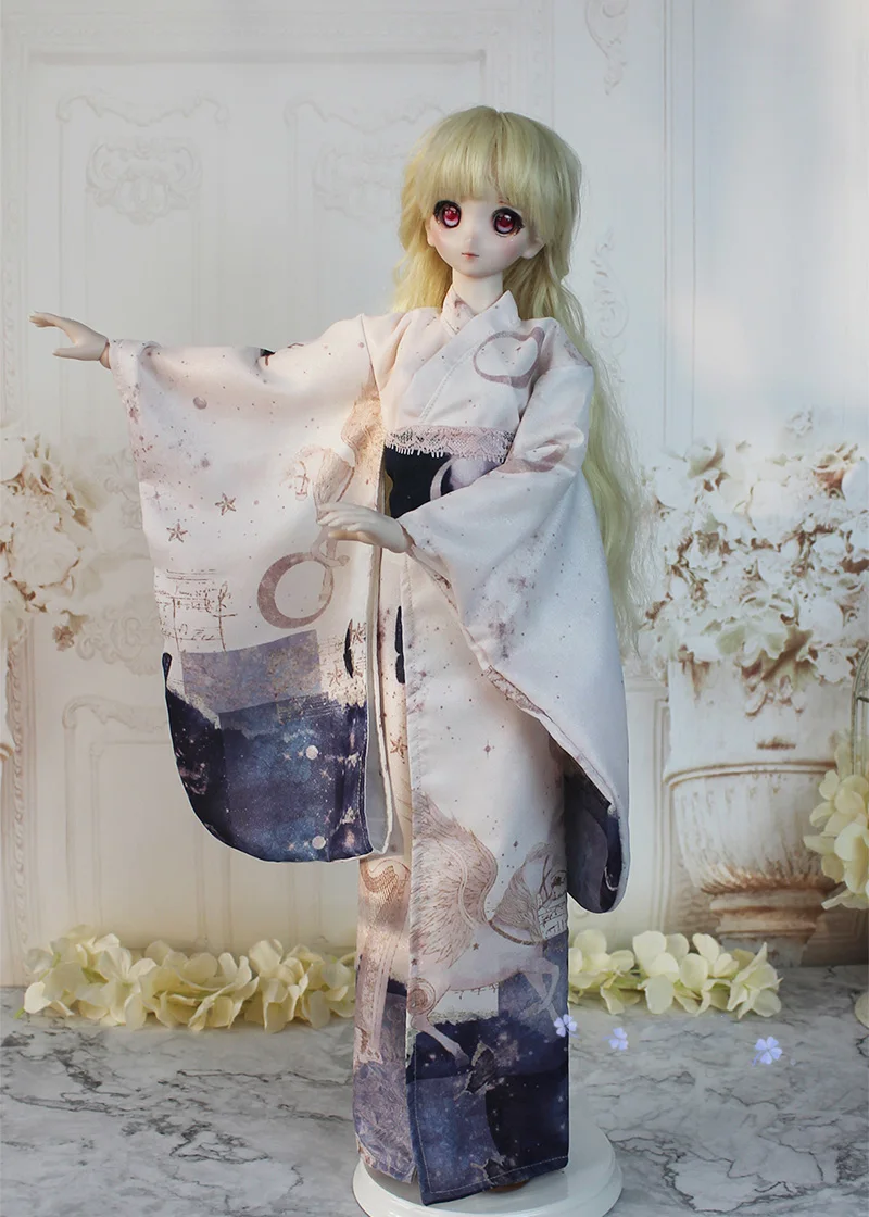 

OB11 blyth 1/6 figure doll 1/4 1/3 scale BJD clothes accessories ancient costume Japanese kimono yukata for BJD/SD YOSD C0365-B